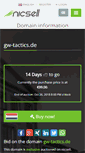 Mobile Screenshot of gw-tactics.de
